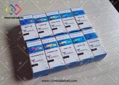 China Vial Opener 10ml Steroids Pharmaceutical Packaging Box With Logo Printing for sale