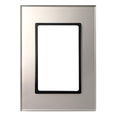 China Front Panel Aristocratic Style Switch Elegant High Quality Glass Frame for sale