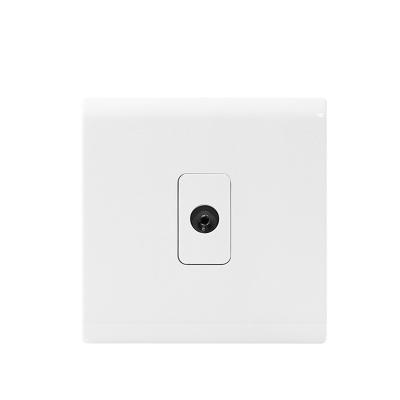 China 1 Gang TV Socket Outlet - White Electric TV Socekts W83 /1TV for sale