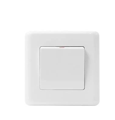 China 16AX 250V Switch 1 Band 1 Way Classic Electric Wide Rocker Light Switch White Wall Switches for sale