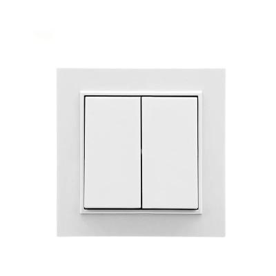 China 1/2/3Gang 2 Gang 2 Way Big Push Button With Hanger Switch Durable 250V 10A Electrical Outlet Wall Switch Wall Switches for sale