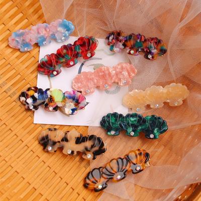 China Clip Hair New Arrival High Quality Fashion Acetate Hair Accessories Korean Women Clips for sale