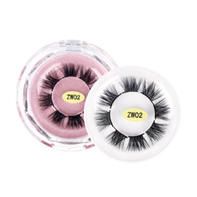 China No Glue Wholesale Cheap Vegan Eyelashes With Private Label Packaging Box Cruelty Free Faux 3D Mink Eyelashes for sale