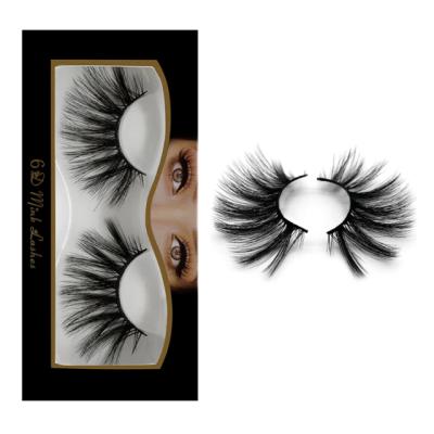 China Light And Dense Create My Own Brand 6D Mink Lashes Private Label Cheap Price False Eyelashes for sale