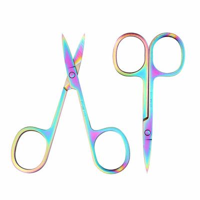 China Wholesale 1Style Beauty Scissors Makeup Tools, Custom Dead Skin Trimmer Eyelash Eyelash Logo Cosmetic Scissors for sale