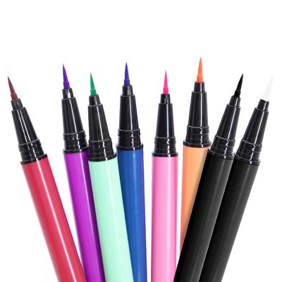 China Quick-Drying Color Developing Wholesale Private Label Eyeliner Wick Glue Waterproof Liquid Magic Eyelash Pen For Strip Mink Lashes for sale