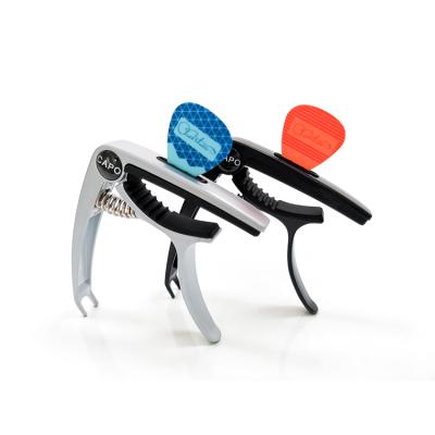 China Cheap Guitar New Arrival Guitar Accessories Can Hold Picks Custom Acoustic Guitar Capo for sale