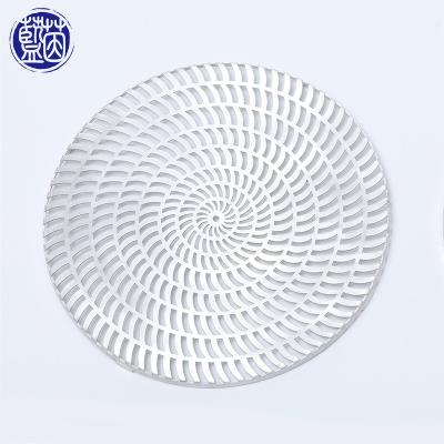 China Sus304; sus301; sus201; spcc Chinese OEM Customized Metal Products Stamping Processing Screen Cover Punch Filter Screen for sale