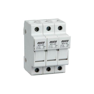 China DC 1A, 2A, 3A, 4A, 5A, 6A, 8A, 10A, 12A, 15A, 20A, 25A, 32A Solar PV DC 1000V LOW VOLTAGE 10*38mm Fuse With Fuse Holder Box for sale