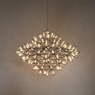 China Modern Unique UFO Firework Lamp Stainless Steel Pendant Lights Customize Commercial Hotel Twinkle Factory for sale