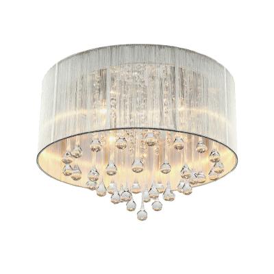 China Modern Crystal Light Outdoor Mounted on Light Crystal Metal Ceiling Chandelier Lamp Globe Ceiling Luxury for sale