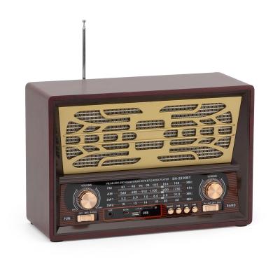 China AM/FM/SW/BT/USB wooden bluetooth speaker for sale