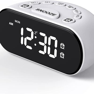 China Calendars Digital Alarm Reminder Dementia Clock for Elderly Calendar Wall Clock ABS Plastic 8 Inch White Christmas Space Black Baby Kids for sale