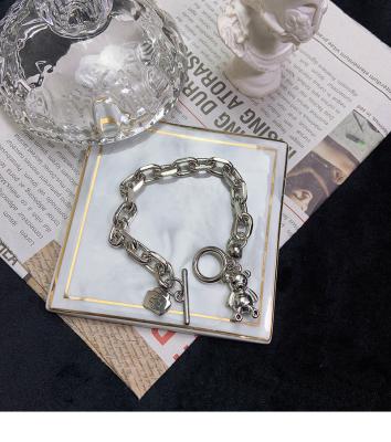 China Cute Vintage Stainless Steel Fashion Adjustable Chain Bracelet Kids Support Designer Charm Gift Bangle Bracelet for sale