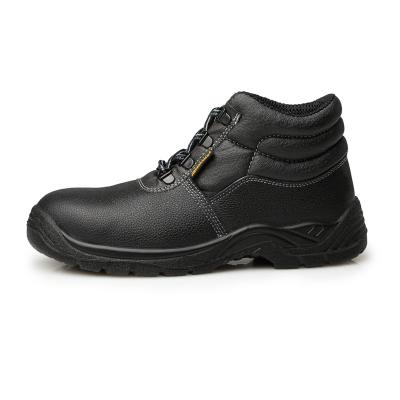 China New Steel Toe Cost Effective Working Boots Light Weight Genuine Leather Upper Safety Shoes For Men for sale