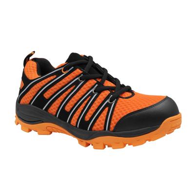 China Steel Series Steel Toe Hot Sale Inside Mesh Stylish Anti-Skid Lightweight Sports Series Work Safety Shoes for sale