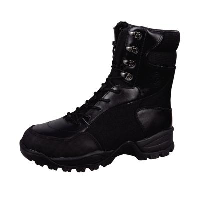 China Good Brand Secondary Protection Steel Toe Shape Safety Boots Waterproof Construction For Men for sale