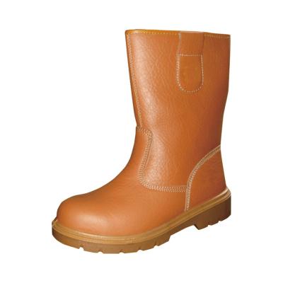 China Steel Toe Safety Boots Leather Big Toe Professional Genuine Leather Outdoor Brand Steel Waterproof Goods for sale