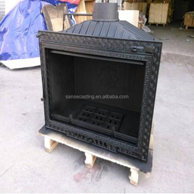 China EUROPEAN Cast Iron Material Wood Burning Fireplace With BSC327 High Quality for sale