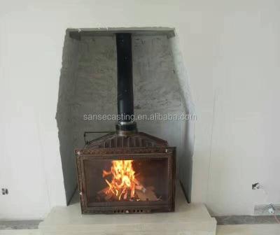 China China factory direct hot sale cast iron wood burning fireplace BSC327 for sale