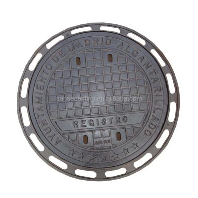 China Industry factory direct sale malleable iron manhole cover for sale