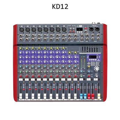 China KD Professional Series Audio Mixer with KD12 45.7*37.5*8.3 Phantom Power for sale