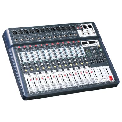 China Professional 12 Channel LD12 Audio Mixer with MP3 in Good Sale 51.8*37.5*8.2 for sale