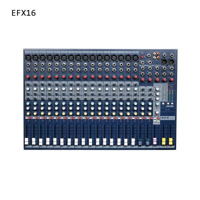 China EFX16 Mixer 54*36*8 Audio Mix Recording Digital Audio Mixer 20Hz-20KHz+/-0.5dB for sale