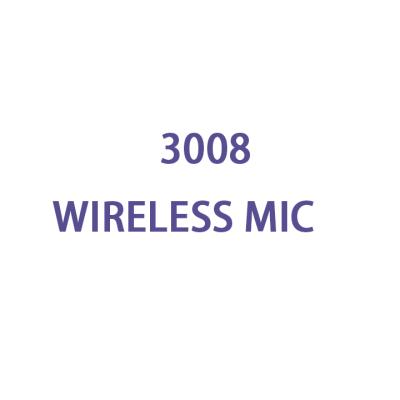 China wireless microphone 3008 two MIC in hot sale 3008 3008 Audio Wireless Microphone for sale