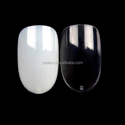 China NADECO Eco-friendly Material Medium Gel Nail Tips Oval Press On Nail Wholesale For Salon Luxury False Nail for sale