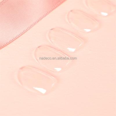 China Eco-Friendly Material X-Short Oval Nail Tips Thick Gel Press On Nail Tips Wholesale NADECO for sale