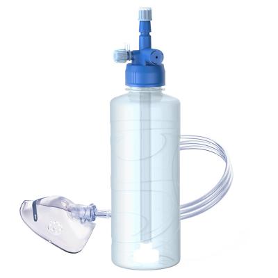 China PP+ABS Manufacturer Disposable Medical Grade Professional High Quality Medical Oxygen Bottle Bubble Humidifier for sale