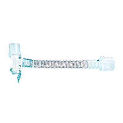 China Manufacturer Wholesale Disposable Medical Exhalation Slit Valve Medical Flow Probe PVC+ PP Breathing Circuit With Water Cup for sale