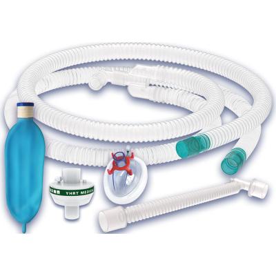 China PVC+ PP Medical Circuit Anesthesia Machine Use Disposable Breathing Tube 22 Mm Diameter For Adult for sale