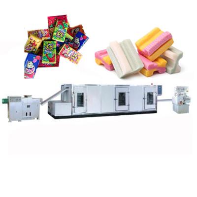 China Food FUSEN bubble gum bazooka bubble gum production line crease wrap machine for sale