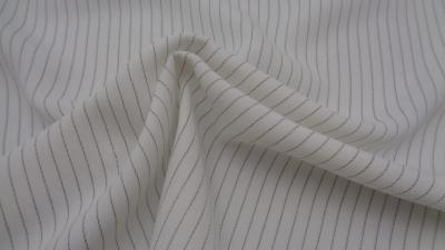 China 100% Polyester 175G Folden Stripe Breathable Chiffon Blouse Fabric 150 Cm for sale