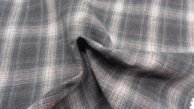 China 100% Cotton Yarn Dyed Casual Shirt  Washed Plaid Fabric 120g 150 Cm for sale