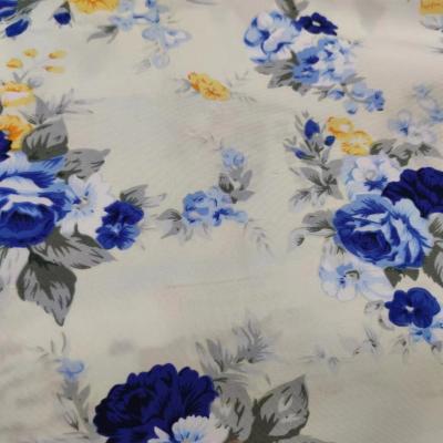 China 100% Polyester 75Dx150D Printed Peach Skin Fabric Plain Breathable for sale