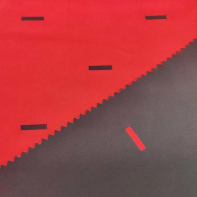China 50Dx50D 100% Polyester Red Color Windproof Fabric For Garment Jacket Down Coated for sale