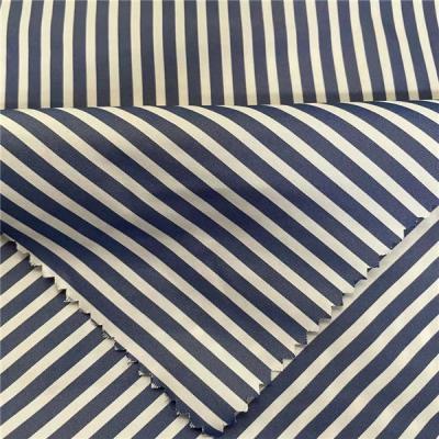 China 100% Polyester Yarn-Dyed Imitation Memory Wind Breaker Fabric Stripe 75D*75D 100gsm 150CM Water-Proof Winkle Free for sale