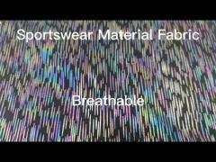 Cationic Polyester Sportswear Material Fabric 100D 1.5M 59in