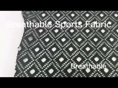 160cm Spandex Breathable Mesh Fabric Athletic Wear Material