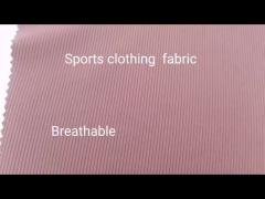 Stripe Sportswear Fabric 70% Nylon 30% Spandex Breathable