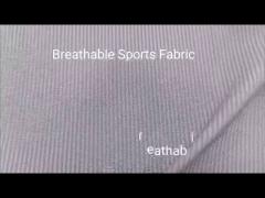 Stripe Breathable Fabric 86% Nylon 10% Polyester 126gsm