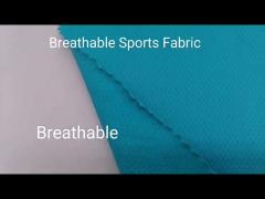 Waterproof 60GSM Breathable Sports Fabric 150cm Cationic Polyester