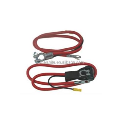 China 1-8 A.W.G. CBT39 qualified car battery cable with post side lead terminal, hook and small wire for sale