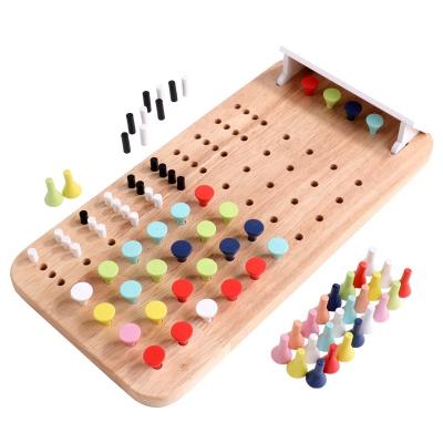 China Wood 2022 Wooden Educational Game Board Decryption Game Fun Toys Kids Children Puzzle Family Game For Children for sale