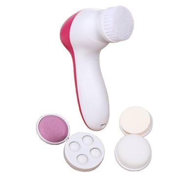 China Wholesale High Quality Body Cleaner Face Wash Electric - 5 in 1 Face Brush Massager Brush for sale