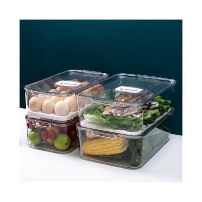 China Factory direct sales modern transparent plastic storage box custom plastic storage box with lid for sale