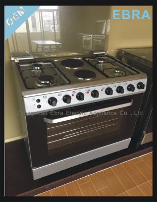 China 4 Easy Assembled Clean Gas Burners and Free 2 Hot Plates Electric Spares Cooker for sale